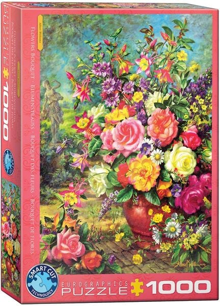 Eurographics 6000-5883 - Albert Williams, Flower Bouquet, Blumenstrauß, Puzzle, 1000 Teile