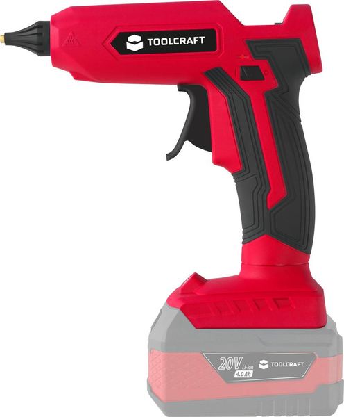Produktbild: TOOLCRAFT AP-1200 Akku Hei&szlig;klebepistole ohne Akku, ohne Ladeger&auml;t 11mm 20V 1St.