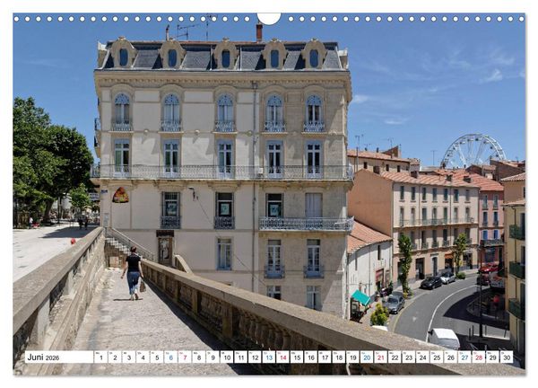 Produktbild: Frankreichs gro&szlig;e St&auml;dte - B&eacute;ziers (Wandkalender 2026 DIN A3 quer), CALVENDO Monatskalender