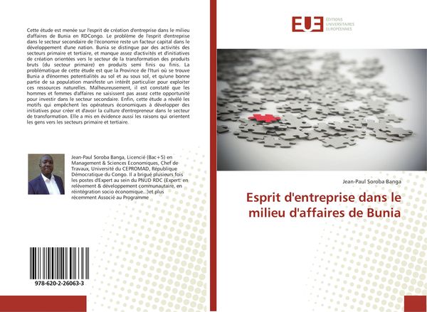 Produktbild: Esprit d'entreprise dans le milieu d'affaires de Bunia