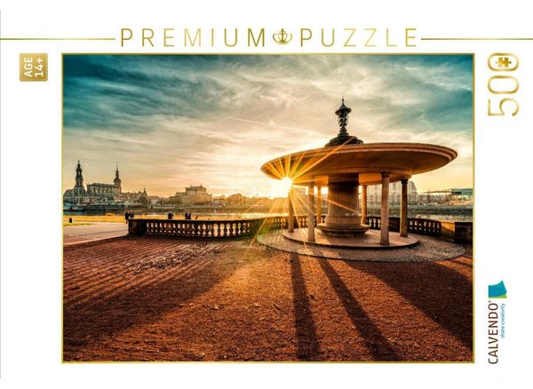 CALVENDO Puzzle Glockenspielpavillon | 500 Teile Lege-Größe 48 × 36 cm Foto-Puzzle für Erwachsene