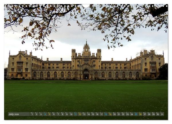 Produktbild: The historic Cambridge (Wall Calendar 2026 DIN A3 landscape), CALVENDO 12 Month Wall Calendar