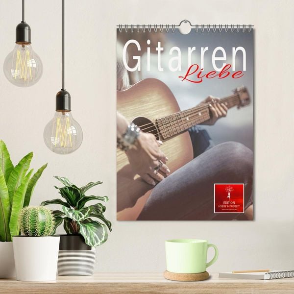 Produktbild: Gitarren Liebe (Wandkalender 2026 DIN A4 hoch), CALVENDO Monatskalender