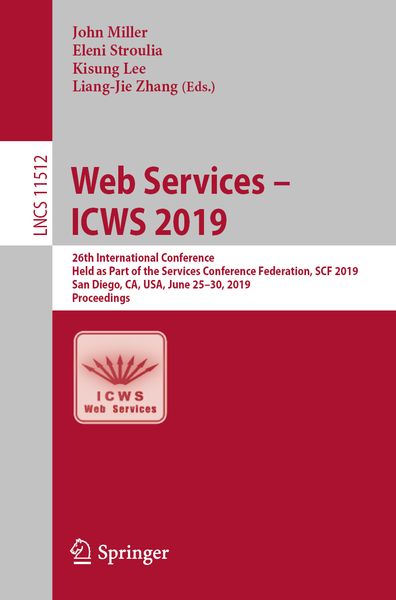 Produktbild: Web Services &ndash; ICWS 2019