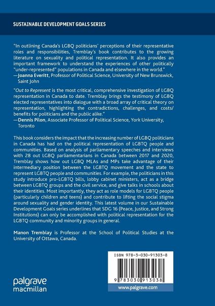 Produktbild: LGBQ Legislators in Canadian Politics