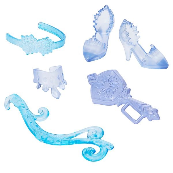 Produktbild: Disney Die Eisk&ouml;nigin Spin & Reveal Elsa-Modepuppe und Accessoires mit 11 &Uuml;ber