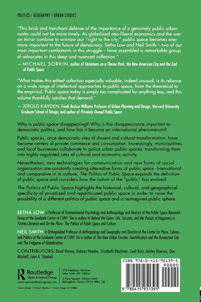 Produktbild: The Politics of Public Space