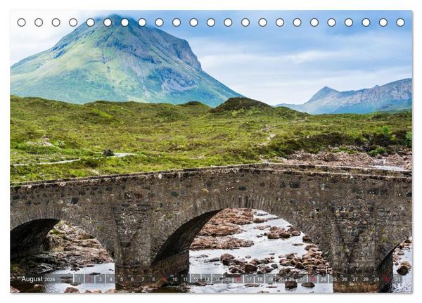 Produktbild: Quer durch Schottland (Tischkalender 2026 DIN A5 quer), CALVENDO Monatskalender