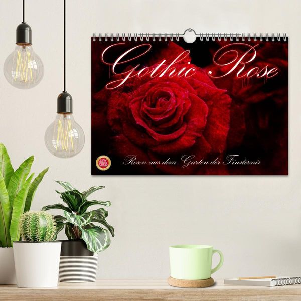 Produktbild: Gothic Rose - Rosen aus dem Garten der Finsternis (Wandkalender 2026 DIN A4 quer), CALVENDO Monatskalender