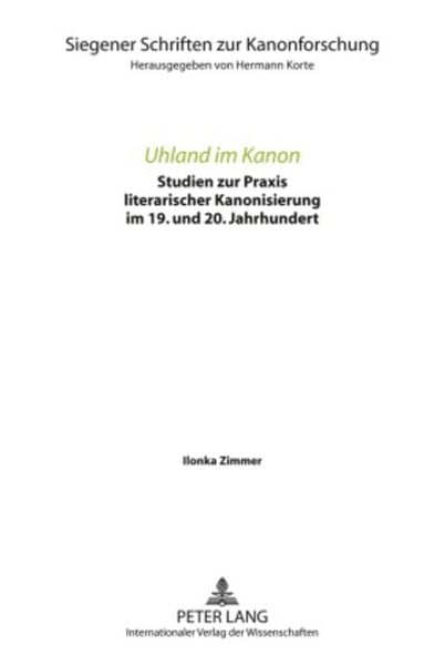 Produktbild: Uhland im Kanon