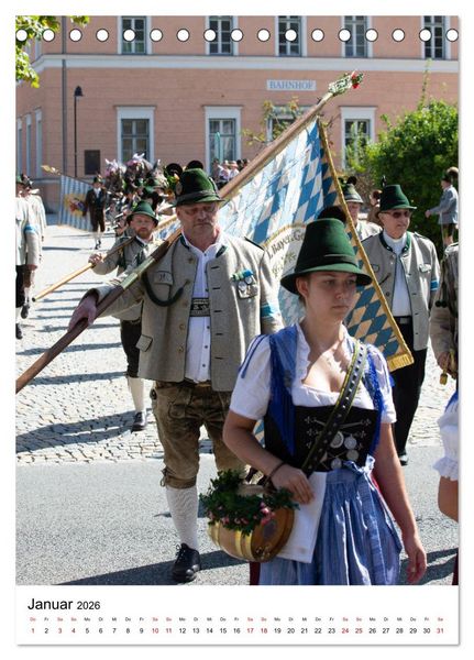 Produktbild: Bayerische Gebirgssch&uuml;tzen (Tischkalender 2026 DIN A5 hoch), CALVENDO Monatskalender