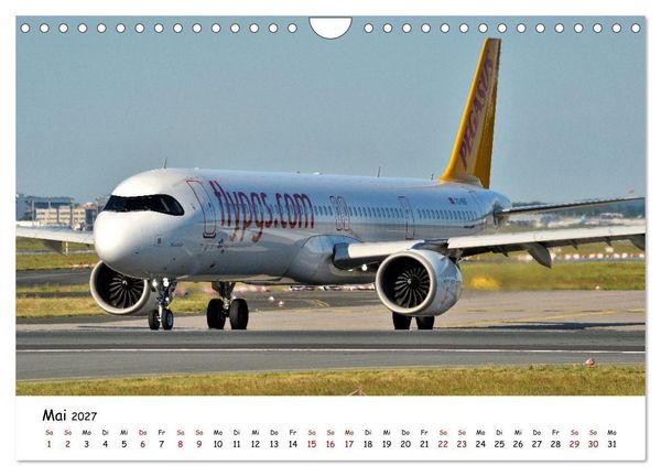 Produktbild: Faszination Luftfahrt Vielfalt zwischen Himmel und Vorfeld (Wandkalender 2027 DIN A4 quer), CALVENDO Monatskalender