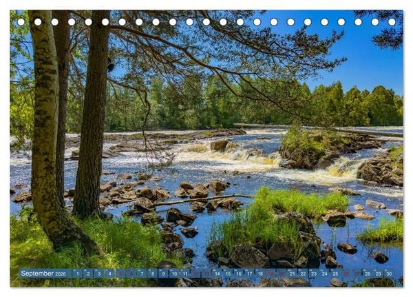 Produktbild: SCHWEDEN wild-romantisch (Tischkalender 2026 DIN A5 quer), CALVENDO Monatskalender