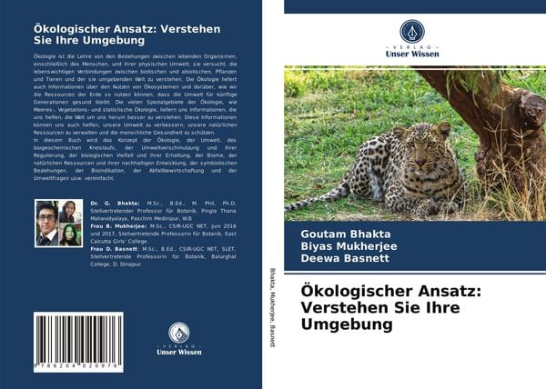 Ökologischer Ansatz: Verstehen Sie Ihre Umgebung, Taschenbuch von Goutam Bhakta , Biyas Mukherjee , Deewa Basnett, Verlag Unser Wissen, 9786204020976