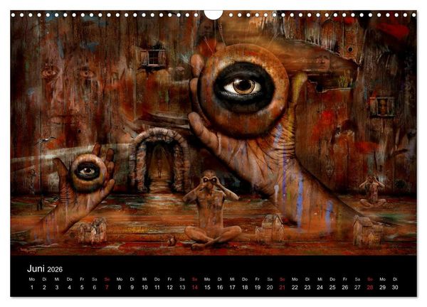 Produktbild: Moderner Surrealismus (Wandkalender 2026 DIN A3 quer), CALVENDO Monatskalender