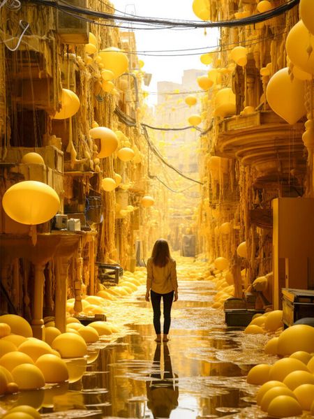 Produktbild: CALVENDO Puzzle Gelb - die Farbe der Wi&szlig;begierde | 1000 Teile Lege-Gr&ouml;&szlig;e 64x48cm Foto-Puzzle f&uuml;r gl&uuml;ckliche Stunden