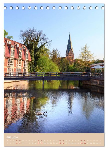 Produktbild: Sch&ouml;nes L&uuml;neburg (Tischkalender 2026 DIN A5 hoch), CALVENDO Monatskalender