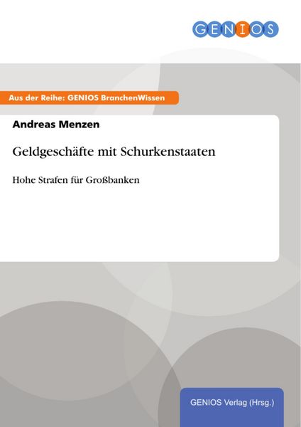 Produktbild: Geldgesch&auml;fte mit Schurkenstaaten