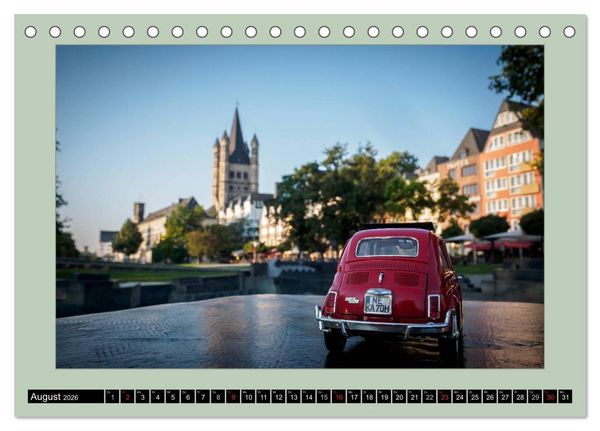 Produktbild: Die Knutschkugel in K&ouml;ln (Tischkalender 2026 DIN A5 quer), CALVENDO Monatskalender