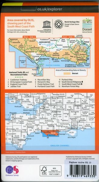 Produktbild: Purbeck & South Dorset, Poole, Dorchester, Weymouth & Swanage