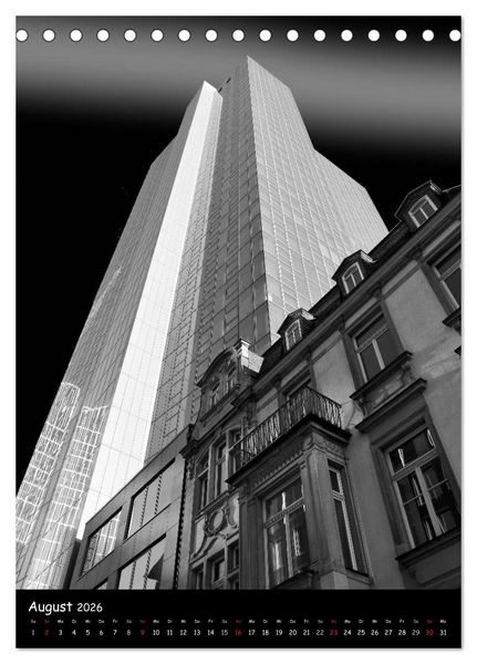 Produktbild: Frankfurt am Main - Classic und Modern (Tischkalender 2026 DIN A5 hoch), CALVENDO Monatskalender