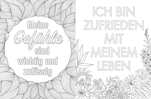 Produktbild: Habe den Mut, unperfekt zu sein! &ndash; 50 Spr&uuml;che und Motive zum Ausmalen f&uuml;r mehr Gelassenheit und Selbstliebe