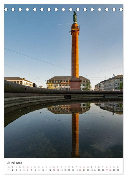 Produktbild: Darmstadt erleben! (Tischkalender 2026 DIN A5 hoch), CALVENDO Monatskalender