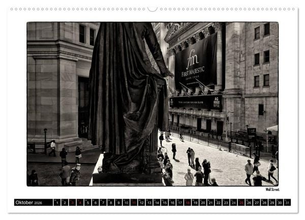 Produktbild: Manhattan Memories - Erinnerungen an New York (hochwertiger Premium Wandkalender 2026 DIN A2 quer), Kunstdruck in Hochglanz