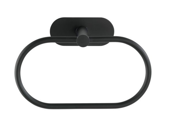 Produktbild: Turbo-Loc&reg; Handtuchring Mod. Orea Black Matt, Befestigen ohne bohren
