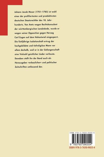 Produktbild: Johann Jacob Moser
