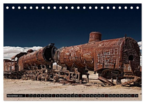 Produktbild: Bolivien Andenlandschaften (Tischkalender 2026 DIN A5 quer), CALVENDO Monatskalender