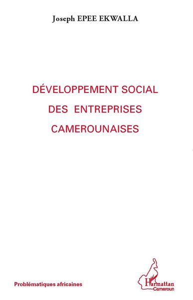 Produktbild: Developpement social des entreprises camerounaises