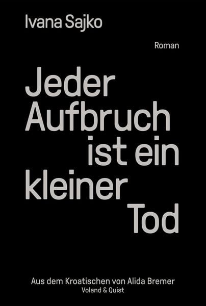 Produktbild: Jeder Aufbruch ist ein kleiner Tod