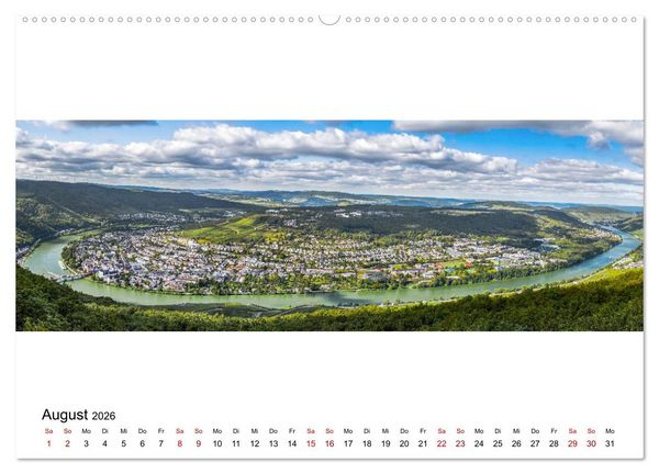 Produktbild: Mosel im Panorama (Wandkalender 2026 DIN A2 quer), CALVENDO Monatskalender