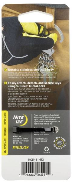 Produktbild: NITE Ize Schl&uuml;sselhalter NI-KCK-11-R3 Silber 1St.
