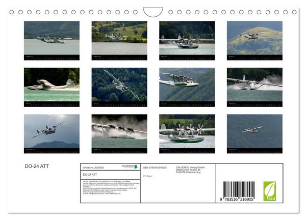 Produktbild: DO-24 ATT (Wandkalender 2026 DIN A4 quer), CALVENDO Monatskalender
