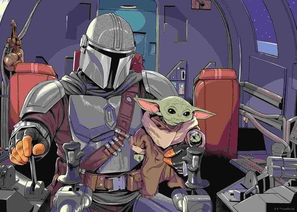 Produktbild: Erwachsenenpuzzle 1000 Teile - Star Wars The Mandalorian