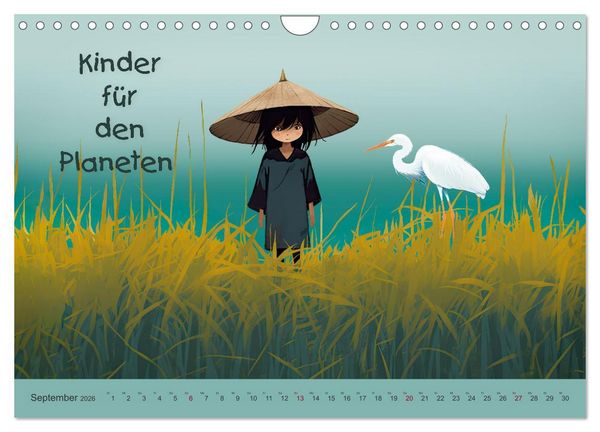 Produktbild: Friedensboten - Stimmen der Hoffnung (Wandkalender 2026 DIN A4 quer), CALVENDO Monatskalender