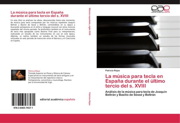 Produktbild: La m&uacute;sica para tecla en Espa&ntilde;a durante el &uacute;ltimo tercio del s. XVIII