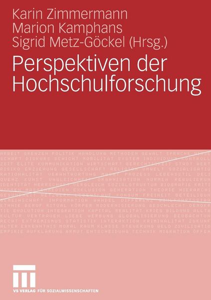 Produktbild: Perspektiven der Hochschulforschung