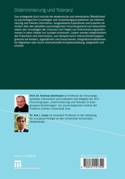 Produktbild: Diskriminierung und Toleranz