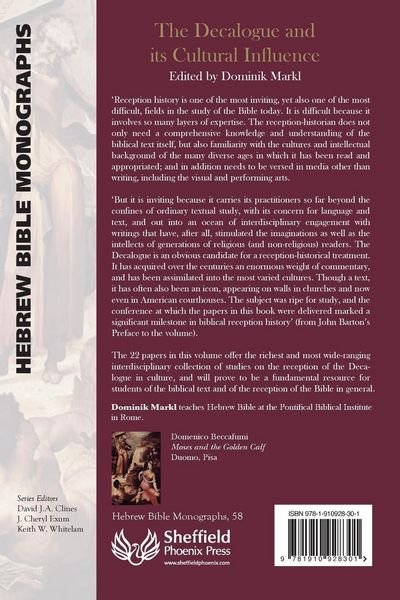 Produktbild: The Decalogue and its Cultural Influence