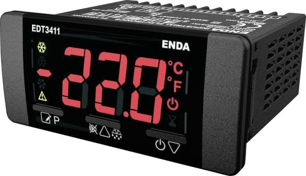 Enda EDT3411-230-08 Temperaturregler NTC -60 bis +150°C Relais 8A (B x H) 77mm x 35mm