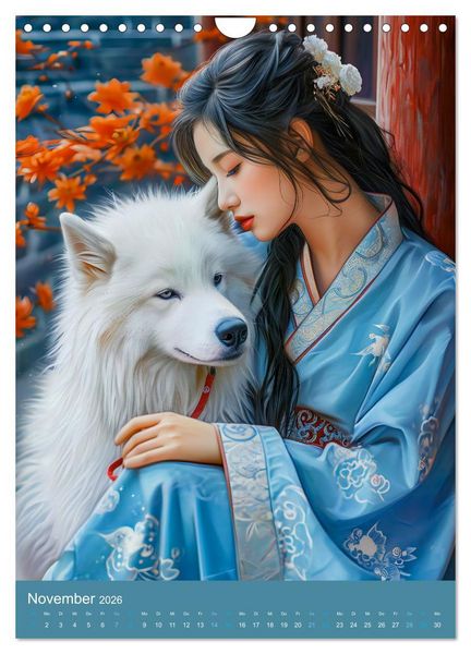 Produktbild: Chinesische Tierkreiszeichen - Fantasie-Zodiak im Stil des alten Chinas (Wandkalender 2026 DIN A4 hoch), CALVENDO Monatskalender