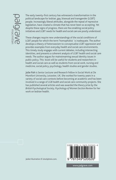 Produktbild: Heterosexism in Health and Social Care
