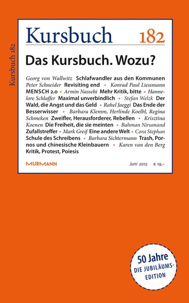Produktbild: Kursbuch 182