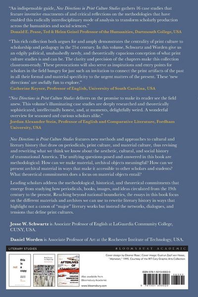 Produktbild: New Directions in Print Culture Studies