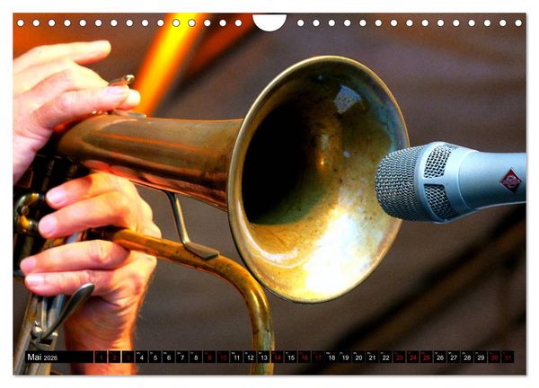 Produktbild: Jazz pur (Wandkalender 2026 DIN A4 quer), CALVENDO Monatskalender