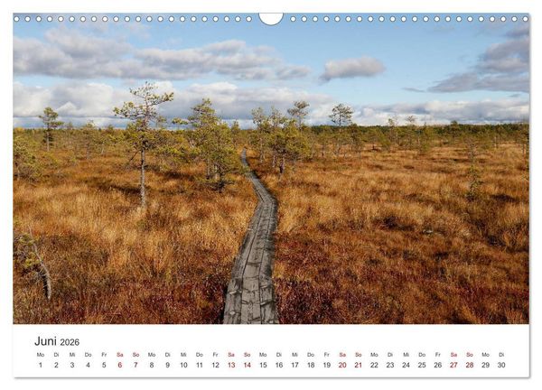 Produktbild: Estland - Pittoreske Sch&ouml;nheit im Baltikum (Wandkalender 2026 DIN A3 quer), CALVENDO Monatskalender