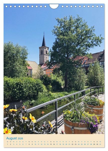 Produktbild: Erfurt und Eisenach - Traumhaft Sch&ouml;n (Wandkalender 2026 DIN A4 hoch), CALVENDO Monatskalender